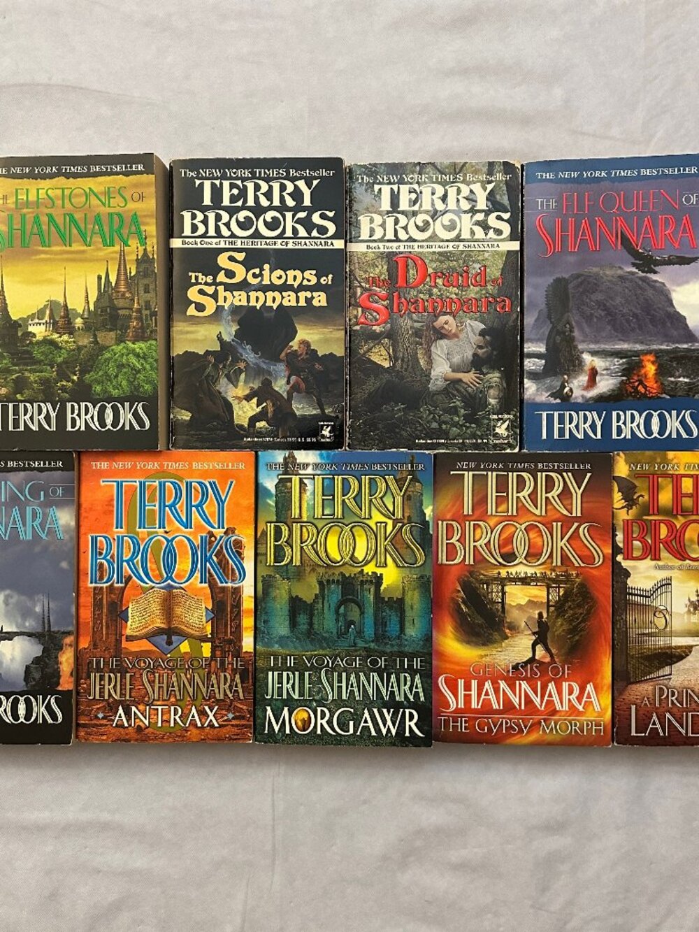 9 Terry Brooks Books / 8 Shannara, 1 Magic Kingdom of Landover / Paperback